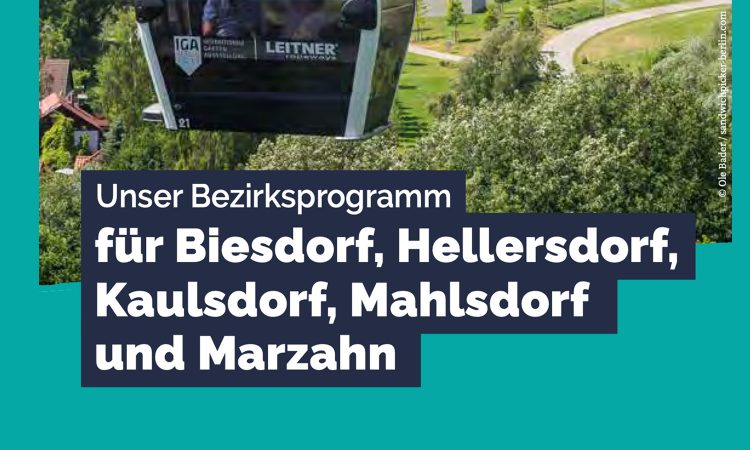 Unser Bezirksprogramm 2026 Mit unserem Bezirksprogramm legen wir unsere Ideen und Vorhaben für die kommenden Jahre vor. Wir laden Sie herzlich ein, diesen Weg mit uns zu gehen und Marzahn-Hellersdorf gemeinsam weiterzuentwickeln.