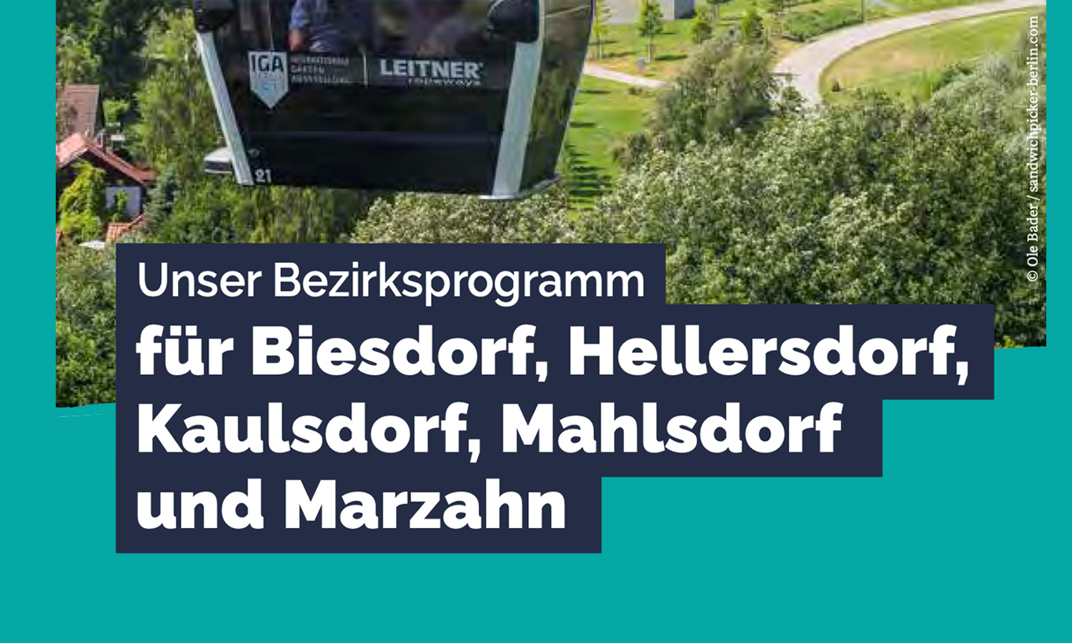 Mit unserem Bezirksprogramm legen wir unsere Ideen und Vorhaben für die kommenden Jahre vor. Wir laden Sie herzlich ein, diesen Weg mit uns zu gehen und Marzahn-Hellersdorf gemeinsam weiterzuentwickeln.